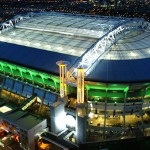 Oświetlona Amsterdam ArenA