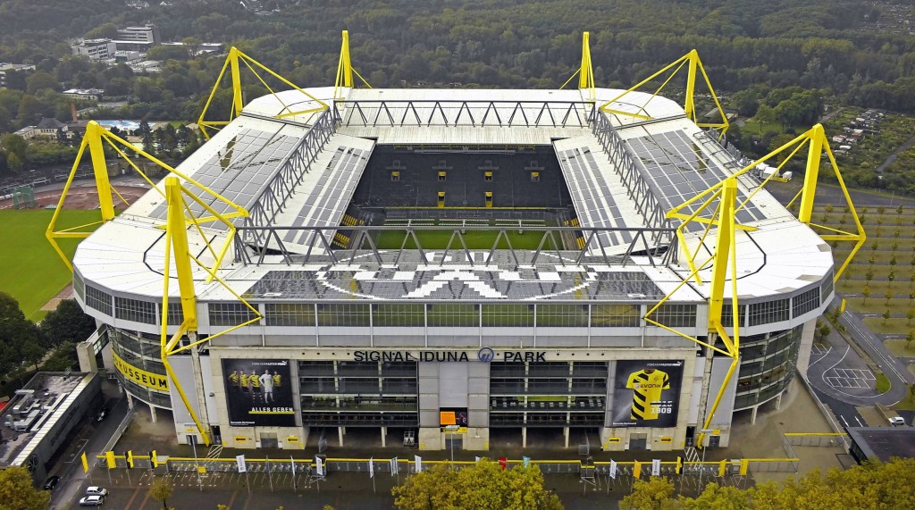 Westfalenstadion z lotu ptaka