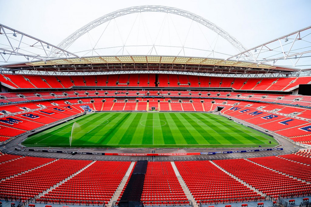 Stadion Wembley wewnątrz